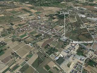 Suelo urbano con edificación en L´Aldea 50