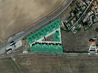 Promoción casas adosadas en construcción detenida en Ur La Loma 7