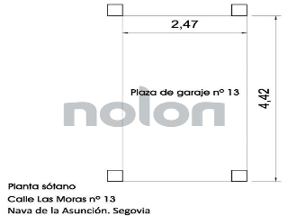 Garaje en venta en Nava De La Asuncion de 25  m²