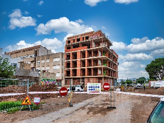 Edificio en construcción en C/ de Madrid 10