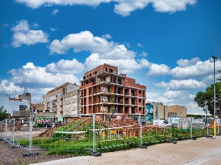 Edificio en construcción en C/ de Madrid 12