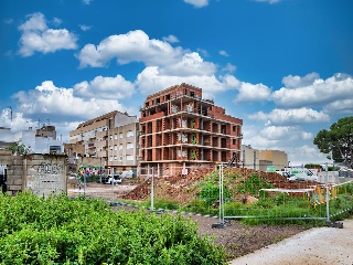 Edificio en construcción en C/ de Madrid 13
