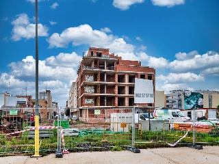Edificio en construcción en C/ de Madrid 16