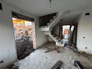 Promoción de adosados en construcción en C/ Noblejas, Dosbarrios (Toledo) 8