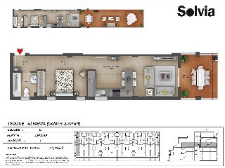 Piso en venta en Terque de 69  m²