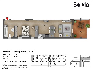 Piso en venta en Terque de 65  m²