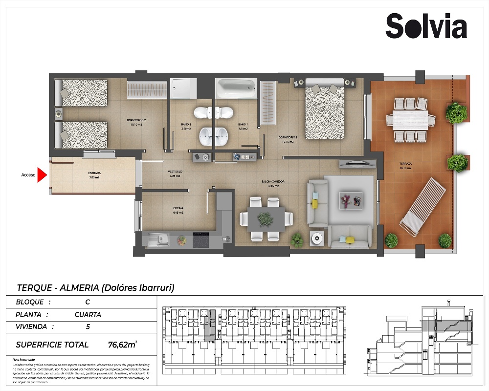 Pisos con anejos en C/ Dolores Ibárruri - Terque - Almería