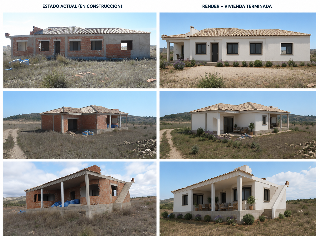Casa aislada en construcción detenida en Paraje Alberquilla 11