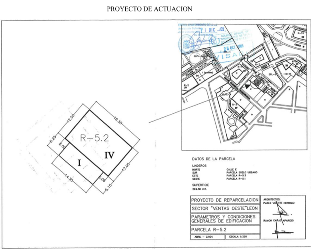 DE VENTAS-OESTE - PGOU DE LEON